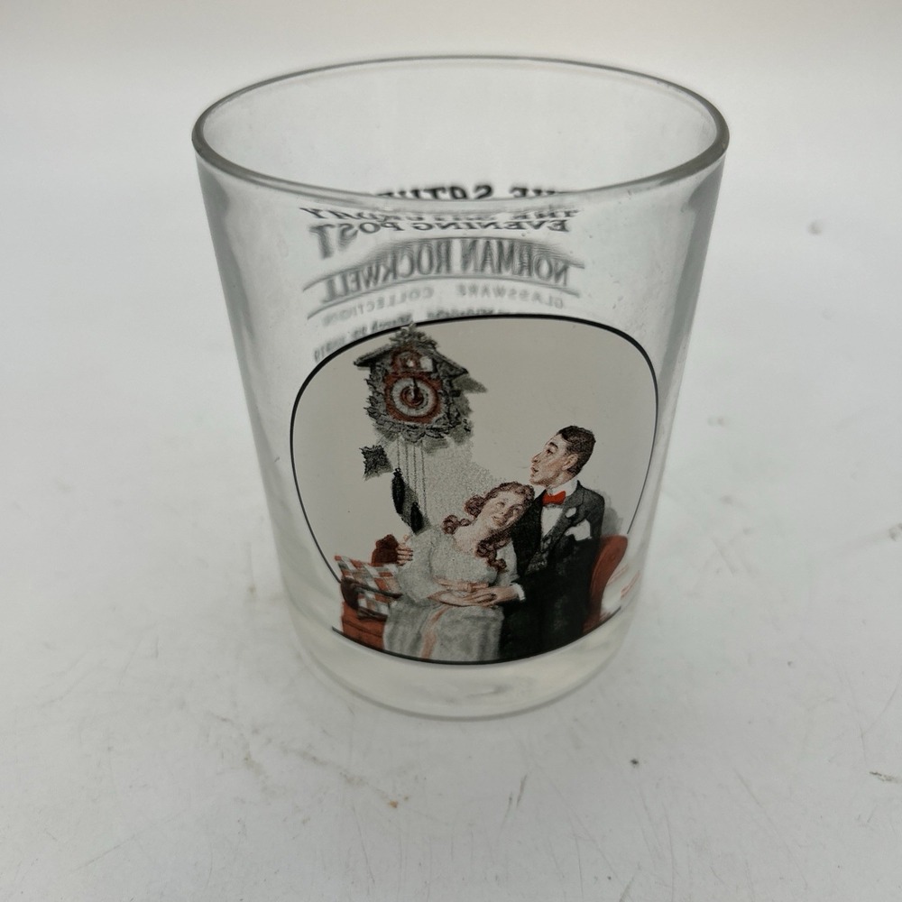 The Saturday Evening Post Norman Rockwell Glass Courting at Midnight 1919